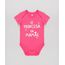 Body-Infantil--Princesa-Da-Mamae--Manga-Curta-Rosa-Escuro-9584501-Rosa_Escuro_1