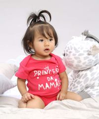 Body-Infantil--Princesa-Da-Mamae--Manga-Curta-Rosa-Escuro-9584501-Rosa_Escuro_2