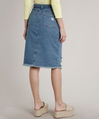 Saia-Jeans-Feminina-Midi-Destroyed-com-Cinto-Azul-Medio-9217867-Azul_Medio_2