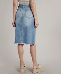 Saia-Jeans-Feminina-Midi-Destroyed-com-Cinto-Azul-Claro-9654921-Azul_Claro_2