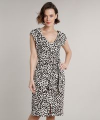 Vestido-Feminino-Curto-Estampado-Animal-Print-Onca-com-Faixa-para-Amarrar-Manga-Curta-Off-White-9633493-Off_White_1