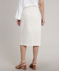 Saia-Feminina-Midi-em-Linho-com-Fenda-e-Cinto-Bege-Claro-9541212-Bege_Claro_2