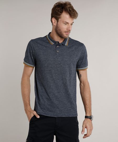 Polo-Masculina-Comfort-Flame-com-Listras-Manga-Curta-Azul-Marinho-9634286-Azul_Marinho_1