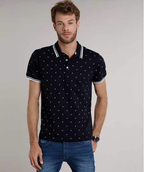 Polo-Masculina-Comfort-Estampada-Mini-Print-de-Barcos-em-Piquet-Manga-Curta-Azul-Marinho-1-9323167-Azul_Marinho_1_1