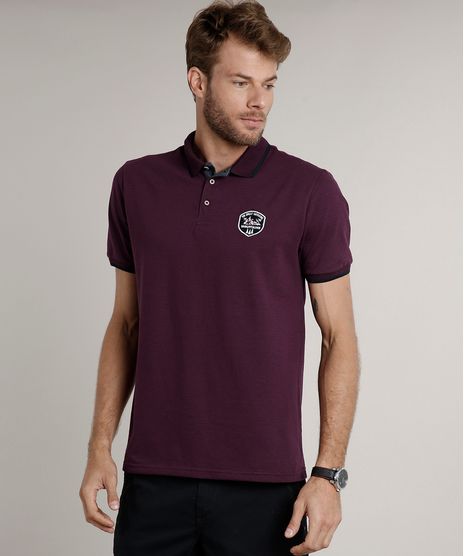 Polo-Masculina-Comfort-com-Patch-Manga-Curta-Roxa-9634480-Roxo_1