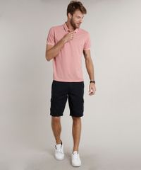 Polo-Masculina-Comfort-Estampada-Mini-Print-em-Piquet-Manga-Curta-Rosa-9640964-Rosa_3