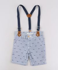 Bermuda-de-Sarja-Infantil-Listrada-Estampada-de-Tubaroes-com-Suspensorio-Azul-Marinho-9635837-Azul_Marinho_1