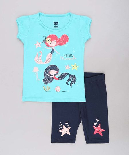 Conjunto-Infantil-de-Blusa-Sereia-Manga-Curta-Azul---Bermuda--Azul-Marinho-9679483-Azul_Marinho_1