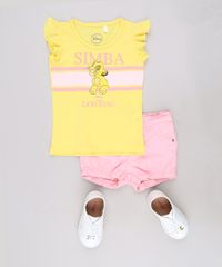 Blusa-Infantil-Simba-O-Rei-Leao-com-Babado-Manga-Curta-Amarela-9704874-Amarelo_3