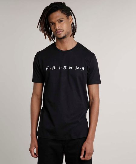 Camiseta-Masculina-Friends-Manga-Curta-Gola-Careca-Preta-9627522-Preto_1