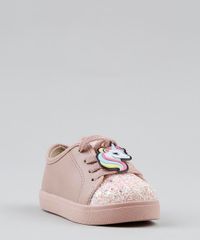 Tenis-Infantil-Molekinha-Unicornio-com-Glitter-Rose-9442861-Rose_2