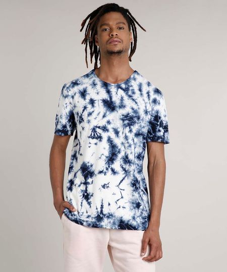Camiseta-Masculina-Estampada-Tie-Dye-Manga-Curta-Gola-Careca-Azul-Escuro-9702765-Azul_Escuro_1 Camiseta-Masculina-Estampada-Tie-Dye-Manga-Curta-Gola-Careca-Azul-Escuro-9702765-Azul_Escuro_1