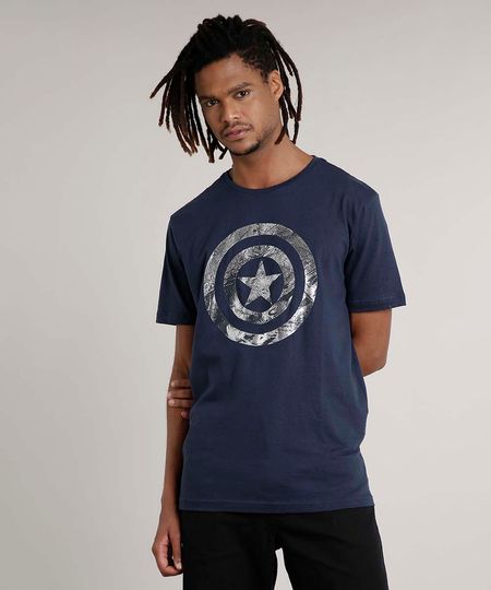 Camiseta-Masculina-Capitao-America-Manga-Curta-Gola-Careca-Azul-Escuro-9728019-Azul_Escuro_1 Camiseta-Masculina-Capitao-America-Manga-Curta-Gola-Careca-Azul-Escuro-9728019-Azul_Escuro_1