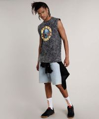 Regata-Masculina-Marmorizada-Guns-n--Roses-Gola-Careca-Preta-9720758-Preto_3
