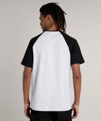Camiseta-Masculina-Thor-Raglan-Manga-Curta-Gola-Careca-Cinza-Mescla-Claro-9687485-Cinza_Mescla_Claro_2