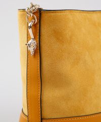 Bolsa-Feminina-Pequena-em-Suede-com-Correntes-Mostarda-9483378-Mostarda_6