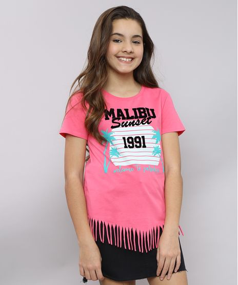 Blusa-Infantil--Malibu--com-Franjas-Manga-Curta--Rosa-9635664-Rosa_1