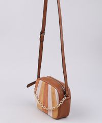 Bolsa-Feminina-Transversal-Pequena-com-Recorte-em-Suede-e-Corrente-Caramelo-9604660-Caramelo_3