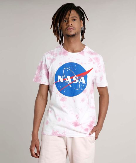 Camiseta-Masculina-Lunar-Estampada-Tie-Dye-Manga-Curta-Gola-Careca-Rosa-9722855-Rosa_1