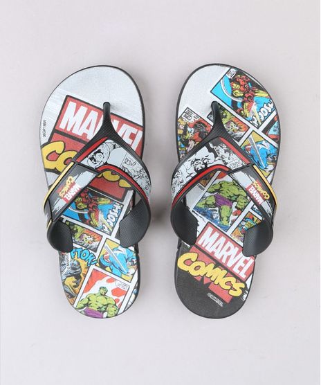 Chinelo-Infantil-Marvel-Comics-Preto-9694979-Preto_1