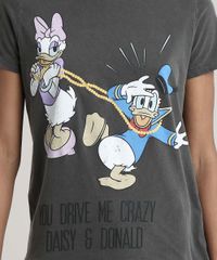 Blusa-Feminina-Pato-Donald-e-Margarida-Manga-Curta-Decote-Redondo-Chumbo-9684882-Chumbo_4