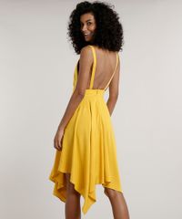 Vestido-Feminino-Curto-Assimetrico-Alca-Media-Mostarda-9630040-Mostarda_2