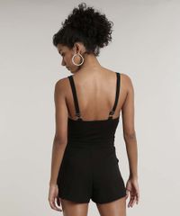 Macaquinho-Feminino-com-Vazado-e-Bolsos-Alca-Media-Preto-9697070-Preto_2