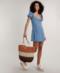 Vestido-Jeans-Feminino-Curto-com-Vazado-Manga-Curta-Decote-Coracao-Azul-Medio-9709662-Azul_Medio_3