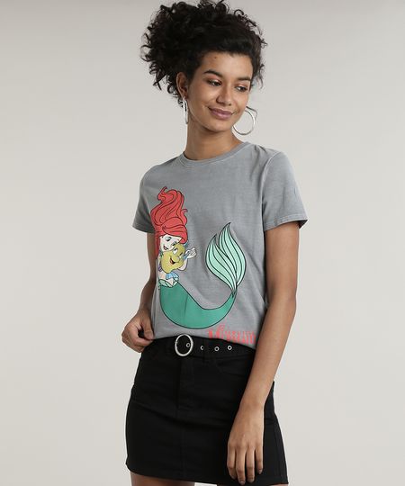 Blusa-Feminina-A-Pequena-Sereia-Manga-Curta-Decote-Redondo-Cinza-9684883-Cinza_1 Blusa-Feminina-A-Pequena-Sereia-Manga-Curta-Decote-Redondo-Cinza-9684883-Cinza_1