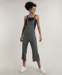 Macacao-Feminino-Basico-Canelado-Pantacourt-com-Bolso-Alca-Media-Cinza-Mescla-Claro-9705601-Cinza_Mescla_Claro_3