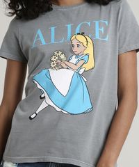 Blusa-Feminina-Alice-no-Pais-das-Maravilhas-Manga-Curta-Decote-Redondo-Cinza-9684886-Cinza_4