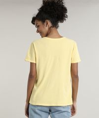 Blusa-Feminina-Friends-Manga-Curta-Decote-Redondo-Amarela-9704509-Amarelo_2