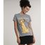 Blusa-Feminina--Simba-O-Rei-Leao-Manga-Curta-Decote-Redondo-Cinza-9684884-Cinza_1