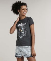 Blusa-Feminina-Os-Vingadores-Manopla-do-Infinito-Manga-Curta-Decote-Redondo-Chumbo-9679532-Chumbo_1