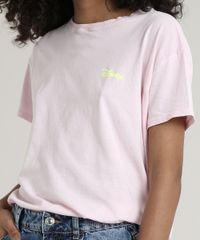 Blusa-Feminina-Disney-Neon-Manga-Curta-Decote-Redondo-Rosa-Claro-9704507-Rosa_Claro_4