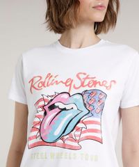 T-Shirt-Feminina-Mindset-The-Rolling-Stones-Manga-Curta-Decote-Redondo-Off-White-9723067-Off_White_4