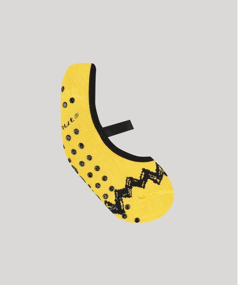 Meia-Feminina-Sapatilha-Snoopy-Amarela-9720783-Amarelo_1