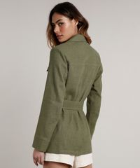 Parka-Feminina-Mindset-em-Linho-com-Bolsos-e-Cintos-Verde-Militar-9633295-Verde_Militar_2