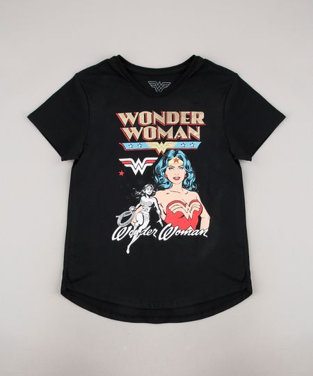 Blusa-Infantil-Mulher-Maravilha-Manga-Curta-Preta-9657890-Preto_1 Blusa-Infantil-Mulher-Maravilha-Manga-Curta-Preta-9657890-Preto_1