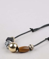 Colar-Feminino-com-Esferas-Animal-Print-Preto-9650210-Preto_3