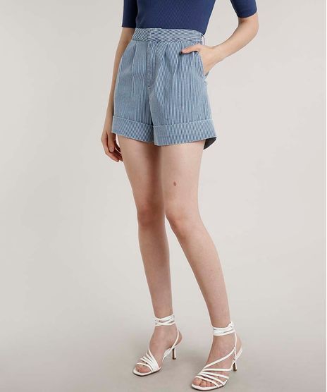 Short-Jeans-Feminino-Mindset-Mom-Listrado-com-Barra-Dobrada-Azul-Medio-9784539-Azul_Medio_1