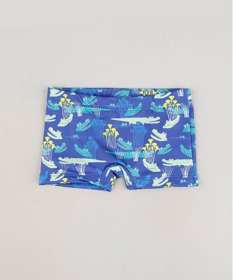 Sunga-Infantil-Boxer-Estampada-de-Jacare-Azul-Royal-9431557-Azul_Royal_1