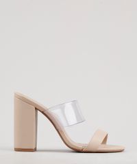 Tamanco-Feminino-Oneself-com-Tira-Transparente--Bege-9703504-Bege_1