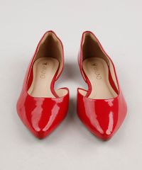 Sapatilha-Feminina-Via-Uno-Bico-Fino-com-Recorte-Vermelho-9788896-Vermelho_4