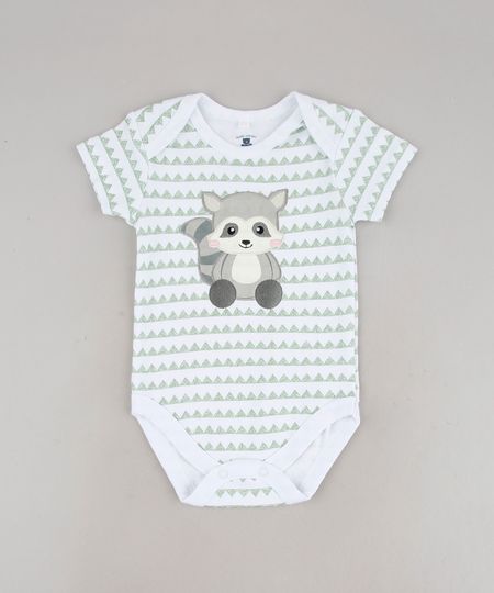 Body-Infantil-com-Patch-de-Guaxinim-Estampado-Manga-Curta-Branco-9586955-Branco_1