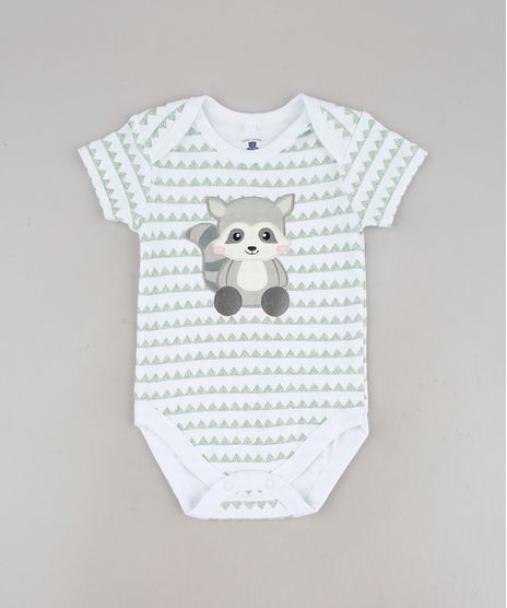 Body-Infantil-com-Patch-de-Guaxinim-Estampado-Manga-Curta-Branco-9586955-Branco_1