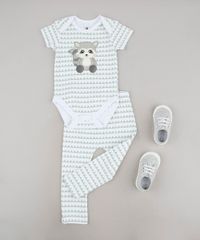 Body-Infantil-com-Patch-de-Guaxinim-Estampado-Manga-Curta-Branco-9586955-Branco_3