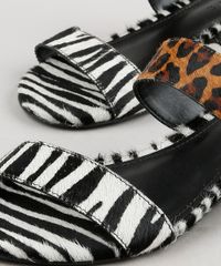 Tamanco-Feminino-Oneself-em-Couro-Animal-Print-Onca-e-Zebra-com-Fivela-Preta-9701563-Preto_2