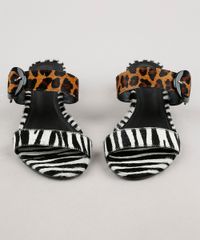 Tamanco-Feminino-Oneself-em-Couro-Animal-Print-Onca-e-Zebra-com-Fivela-Preta-9701563-Preto_4