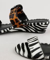 Tamanco-Feminino-Oneself-em-Couro-Animal-Print-Onca-e-Zebra-com-Fivela-Preta-9701563-Preto_5